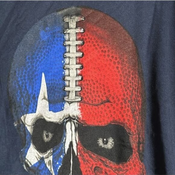 Houston Texans Skull Tee T-Shirt size XL Navy Battle Red NWOT New Without Tags - Picture 16 of 16